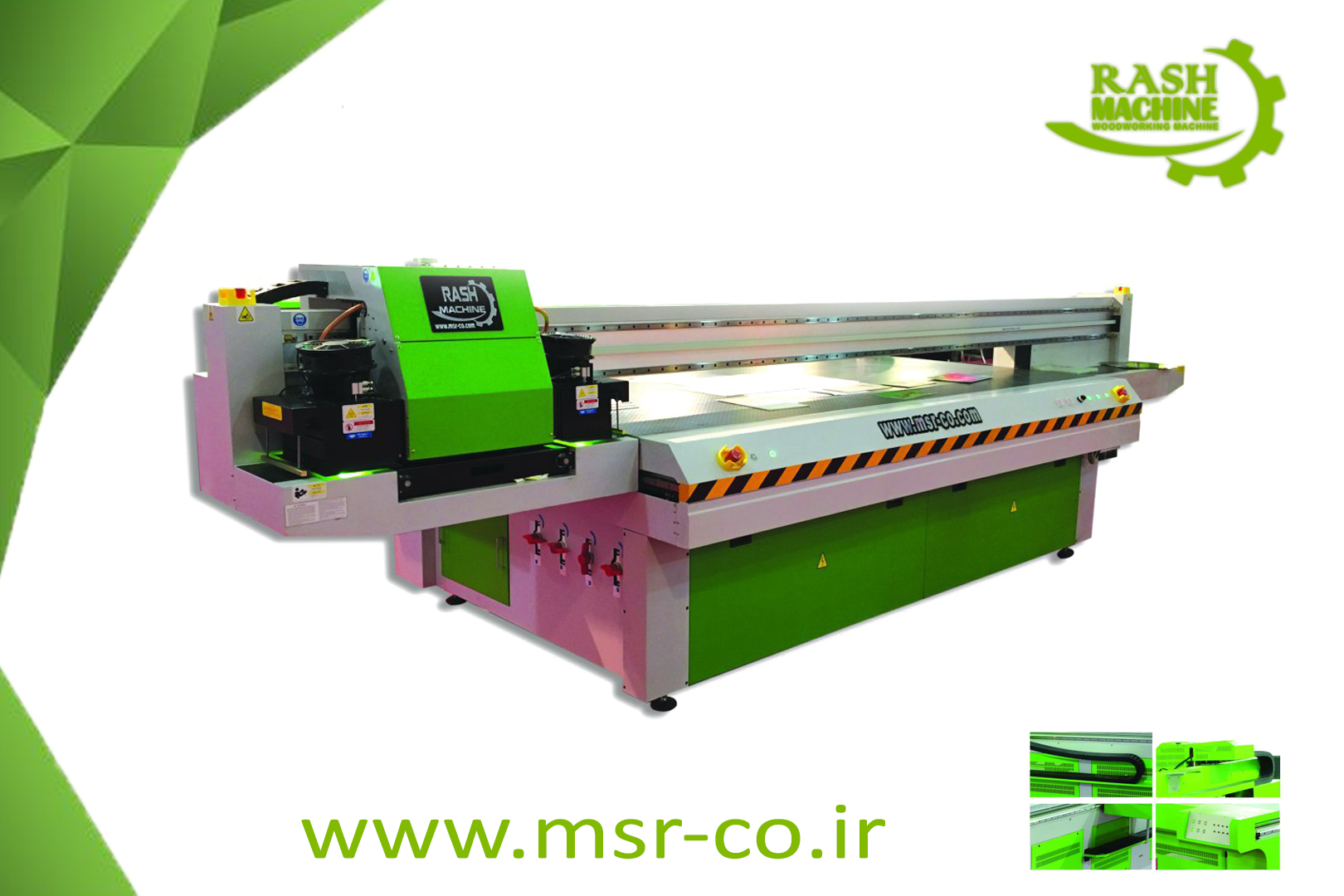 Cnc printing machine on flat objects 2D and 3D printers